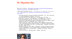 Desktop Screenshot of dasdipankar.com