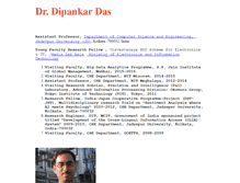 Tablet Screenshot of dasdipankar.com